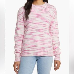 NWOT Caslon Pink Dye Sweater Size M